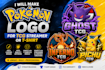 build pokemon logo for tcg streamer or t shirt