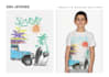 design kids creative chest print with technical file