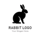 do modern rabbit logo design