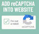 add recaptcha v2, v3, and captcha to secure your website