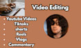 edit short videos with captions for reels, tiktoks and shorts