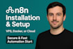 build n8n workflows for task automation, make ai agent for business automation