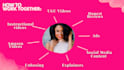 create a spokesperson video with a podcasting background