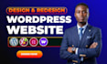 create wordpress website design, redesign wordpress business website development