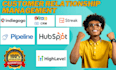 set up CRM hubspot, zoho CRM pipedrive streak CRM sugarcrm integration