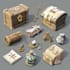 create nice 2d game assets, props, icons, objects and UI