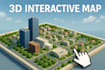 create a detailed interactive site map from google maps