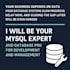 be your mysql expert, pro developer, and database manager