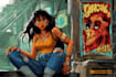 draw digital illustration in comic and cartoon style