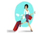 design single fun demonstrate plight busy stylish working logo