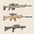 make a 3d weapon illustration for gaming