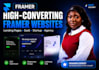 design framer website develop framer website framer landing page framer shopify