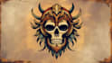 make high quality skull mask logo within two days