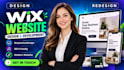 do wix website development, wix website design or redesign, wix landing page
