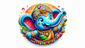 do awesome ganesha mascot logo design