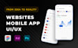 design figma mobile app UI UX for  android