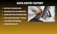 do data entry with accuracy and fast