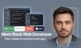 do full stack website development as full stack developer