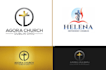 do modern church, ministry, religious, and business logo design