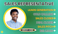 be your professional sales person, sales closer, appointment sett