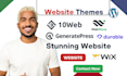 design 10web website agency website generatepress pro website durable ai website