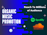 do worldwide organic music promotion
