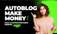 create an autoblog automated news website adsense friendly