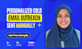 do personalized b2b cold email outreach and manually send emails