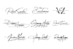 do handwriting scripted signature cursive autograph logo