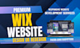do wix website design, redesign wix website