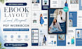 do editable canva ebook layout lead magnet PDF workbook, coaching canva template