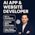 develop ai website, ai mobile app, ai saas website, ai chatbot ai software