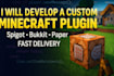 develop a custom minecraft plugin for your sever