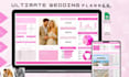 design wedding planner spreadsheet, event planner tracker, wedding google sheet