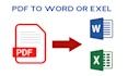 convert PDF to word and word to pdf