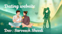 create modern online dating webapp
