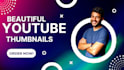 design attractive clickbait youtube thumbnails