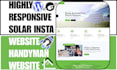 solar install website, solar panel, roofing, handyman construction solar website
