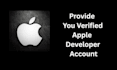 create apple developer account