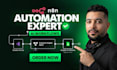 build scalable n8n automation workflows, custom ai agents with n8n, make, zapier