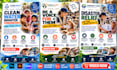 design ngo flyer, fundraiser event flyer, charity flyer