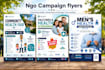 design charity flyer, fundraising, foundation flyers