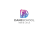 design fun cool dancing school logo