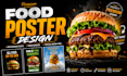 design professional food poster