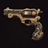 do a 3d weapon illustration for gaming