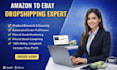 do amazon to ebay dropshipping listing with SEO optimization