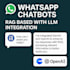build rag based whatsapp chatbots with openai or gemini llm