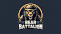 design high quality bear battalion mascot logo with express delivery
