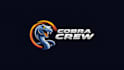 design awesome cobra crew mascot logo with express delivery