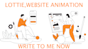 custom web animations lottie, svg, json